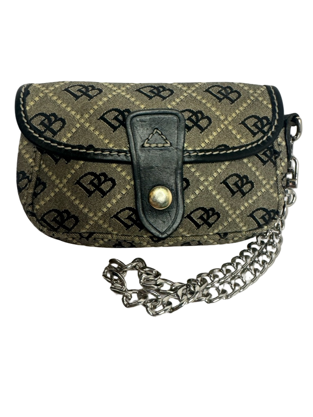 #306 Dooney & Bourke Monogram Wristlet Pouch